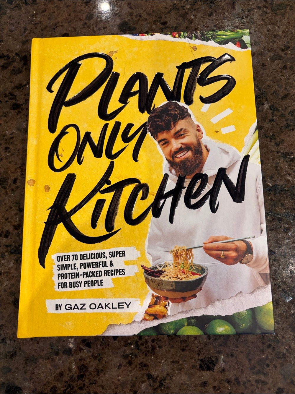 Plants Only Kitchen Cookbook by Oakley — Yellow Cover